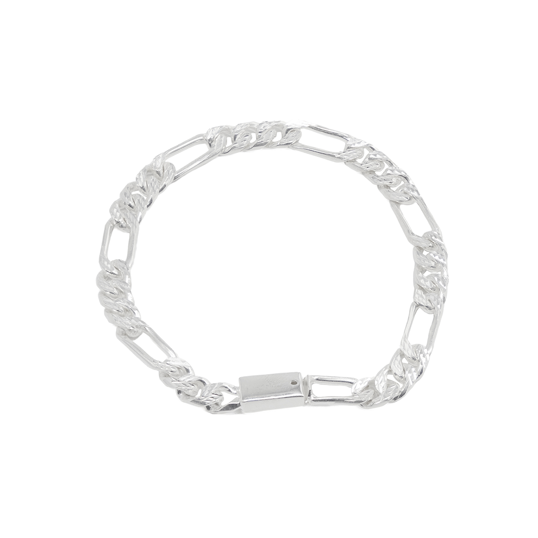 Pulso de Plata .925 - Estilo Fígaro (6mm)