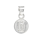 Set de Dije y Cadena de Plata Ley - Virgen de Guadalupe con Cadena Fígaro