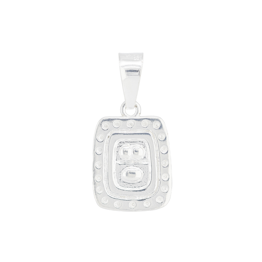 Set de Dije y Cadena en Plata Ley .925- Zodíaco Maya MOL (29 Dic - 17 Ene)COM.DM092