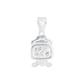 Set de Dije y Cadena en  Plata Ley.925  - Zodíaco Maya YAX (7 Feb - 26 Feb) COM.DM095