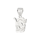 Set de Dije y Cadena en Plata  Ley  .925- Zodíaco Maya ZOTZ (10 Oct - 29 Oct) COM.DM093
