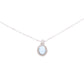 Collar Ovalado de Larimar en Plata.925