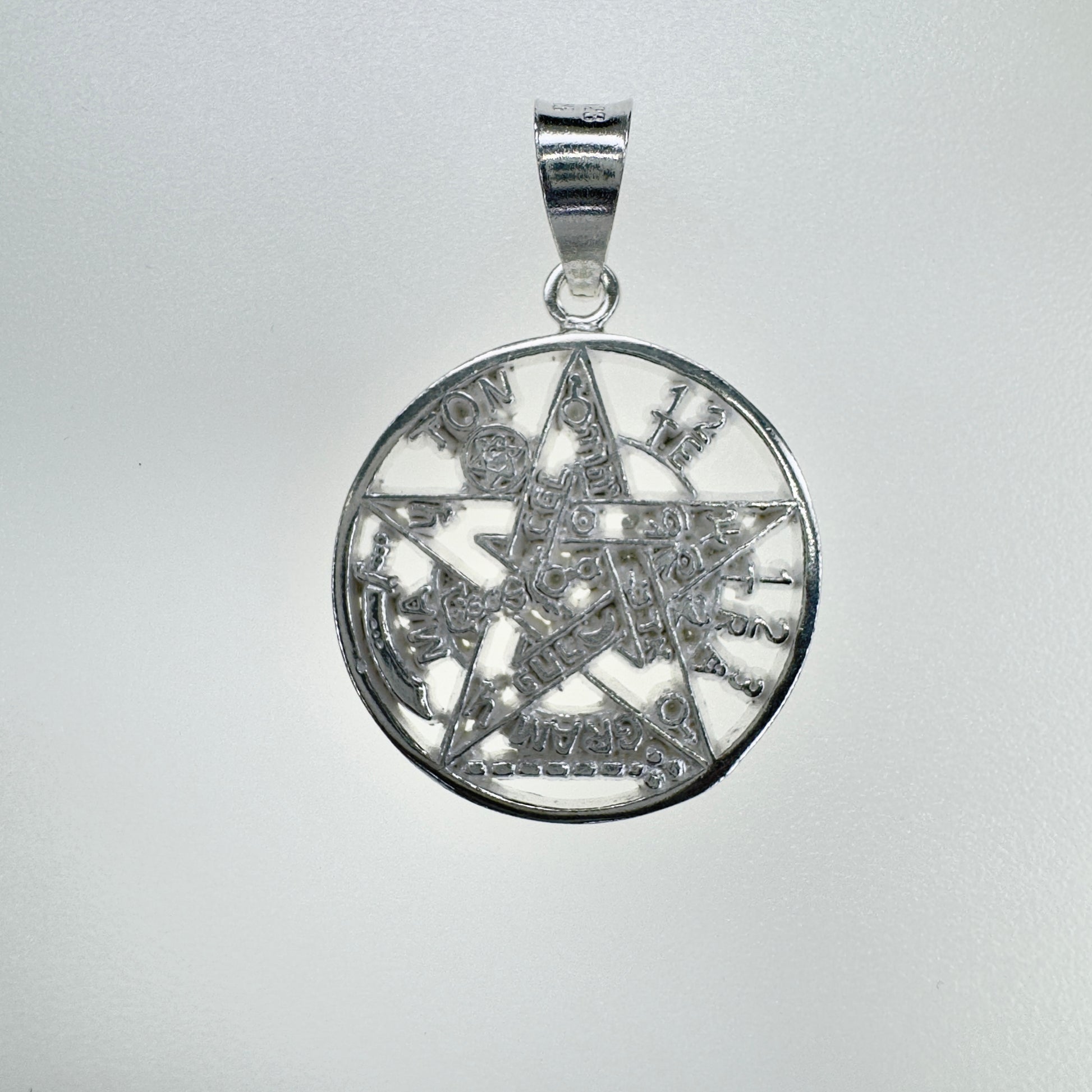 Dije Pentagrama Plata 925 - Joyería Mística Auténtica