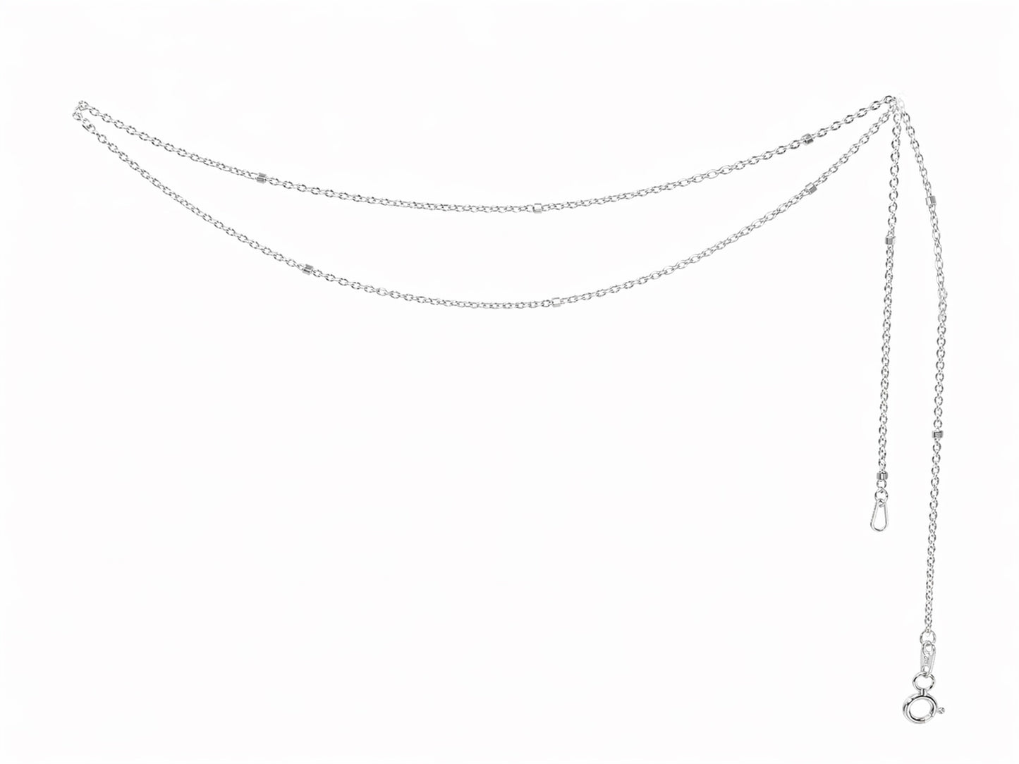 Cadena de Plata .925 - Estilo Rolo Cube (40-45-50cm)