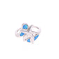 Anillo Orgánico Marino de Ópalo en Plata .925