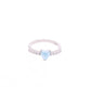 Anillo Corazón de Larimar en Plata.925