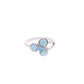 Anillo Triple Larimar en Plata.925
