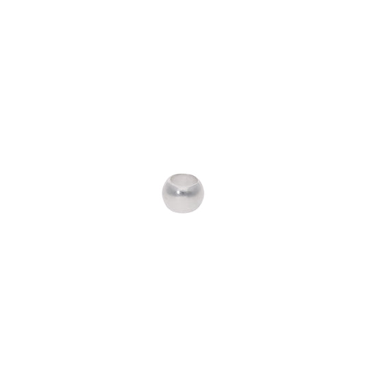 Bead Separador de Plata .925 - Esférico Liso Pulido Compatible con Pulsera Pandora