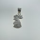 Dije de Cabeza de Gallo en Plata .925 con Zirconias - Joyería Artesanal de Lujo para Hombres y Mujeres