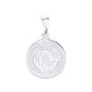 Dije Plata .925 San Benito Mediana Clásica 4.0g