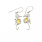 Aretes Caballito de Mar Plata 925 con Ámbar Mayoreo