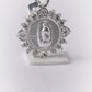 Set de Dije y Cadena en Plata Ley .925 - Virgen de Guadalupe con topacio , COM.DRP024LP