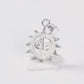 Dije de Plata ley .925 en forma de Sol DV046 - Joyería de Plata
