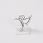 Dije de Plata Ley .925 en forma de  Colibrí ( DA104) - Joyería de Plata