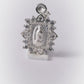 Dije de Plata ley .925 Forma Virgen de Guadalupe con Zirconia blanco Mod. DRP026LP - Joyería Religiosa