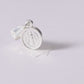 Dije de  Plata .925    doble vista en forma de San Benito  Mod. FBD-156 - Joyería Religiosa
