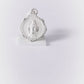 Set de Dije y Cadena en Plata ley .925 - Virgen de Guadalupe ,con Cadena de eslabón Fígaro