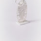 Dije Plata ley .925  Doble vista en forma  de la virgen de  Virgen de Guadalupe Mod.  DR089- Joyería Religiosa