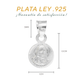 Dije Plata .925 Sagrado Corazón 0.8 Gramos