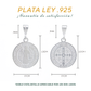 Dije Plata .925 San Benito Mediana Clásica 4.0g